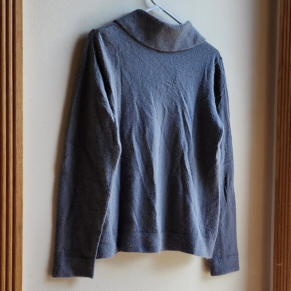 Carole Little Gray Angora Rabbit Hair Sweater Size XL - Picture 11 of 14